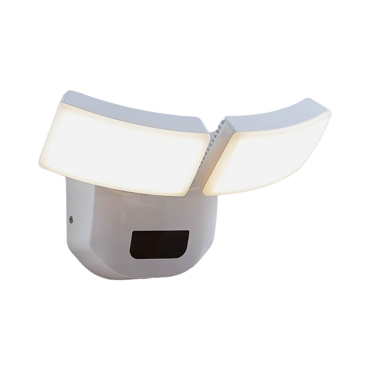Applique extérieure en aluminium moderneLED blanc (ral 9006), LINDBY