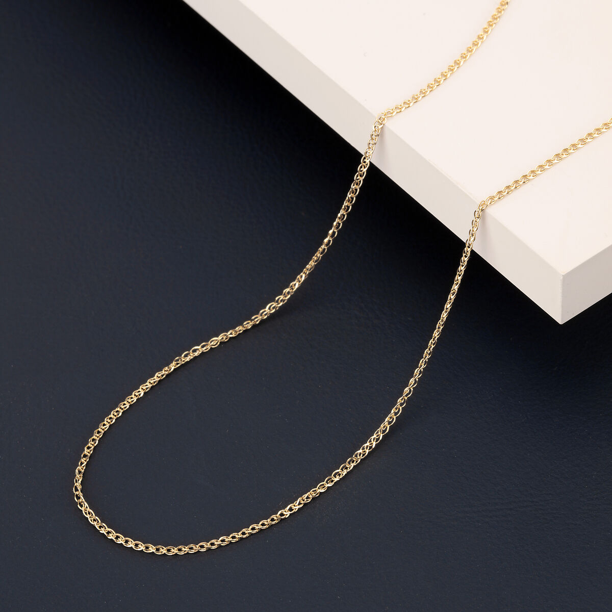 Collier en or jaune 750 CLASSIC or jaune, BLUESPIRIT