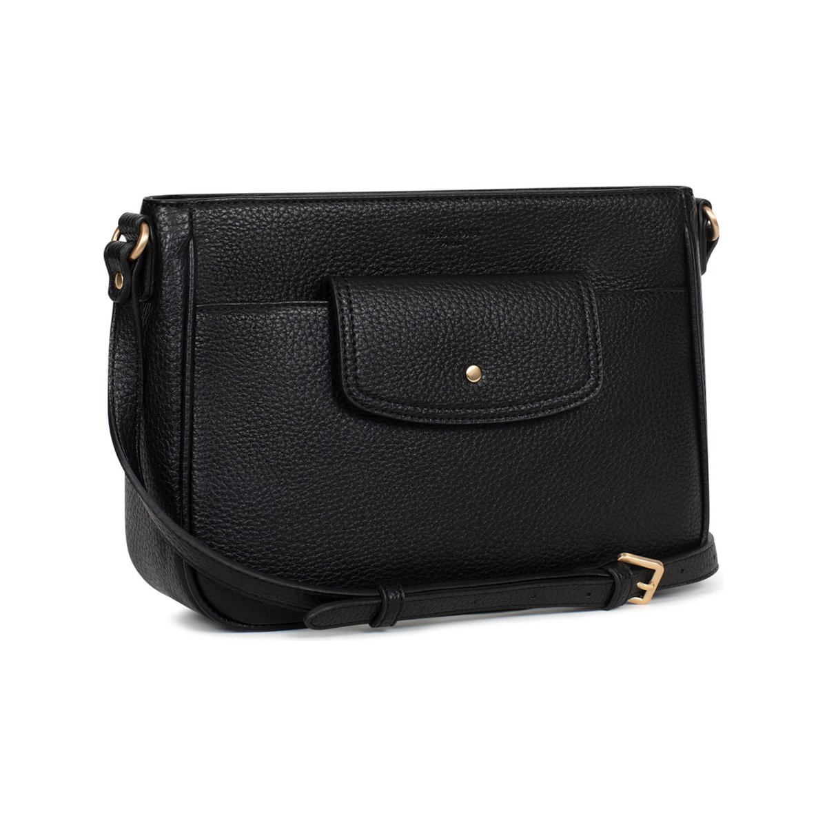 Sac porté travers ZORA noir, HEXAGONA