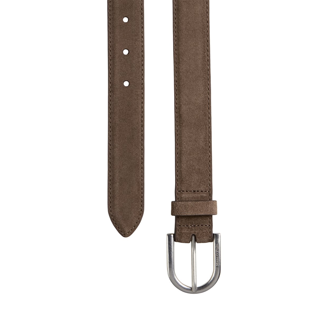 Ceinture modèle Jill en cuir velours souple marron clair, MARC O'POLO