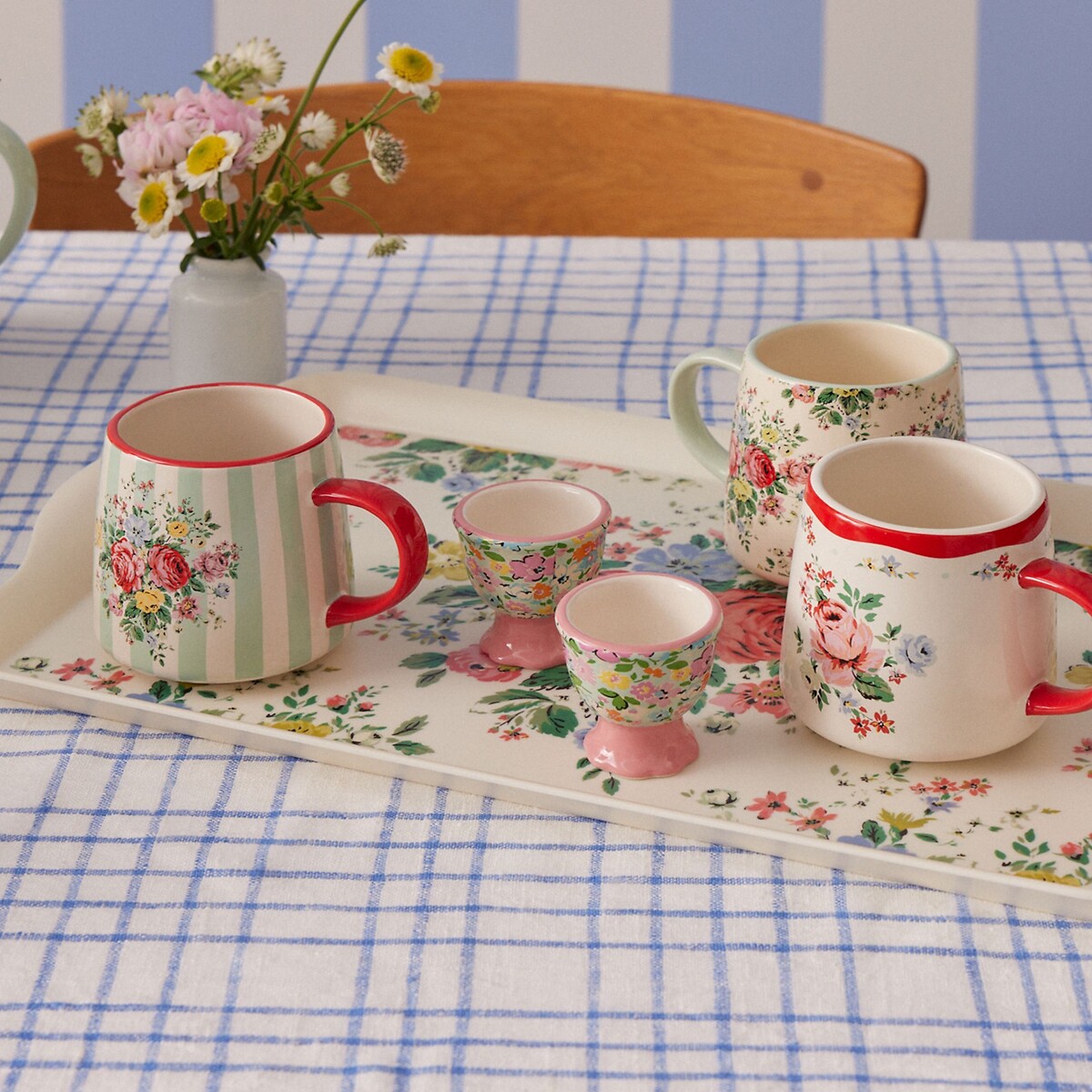 Feels Like Home Hamstead Stripe Billie Mug green, CATH KIDSTON