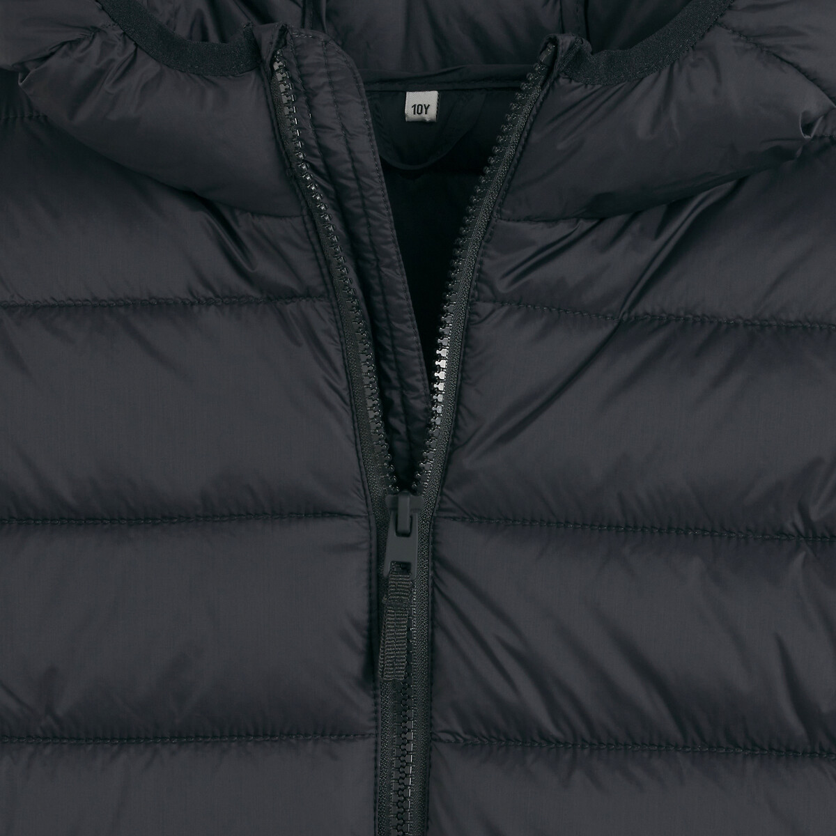 Doudoune légère à capuche  noir, LA REDOUTE COLLECTIONS