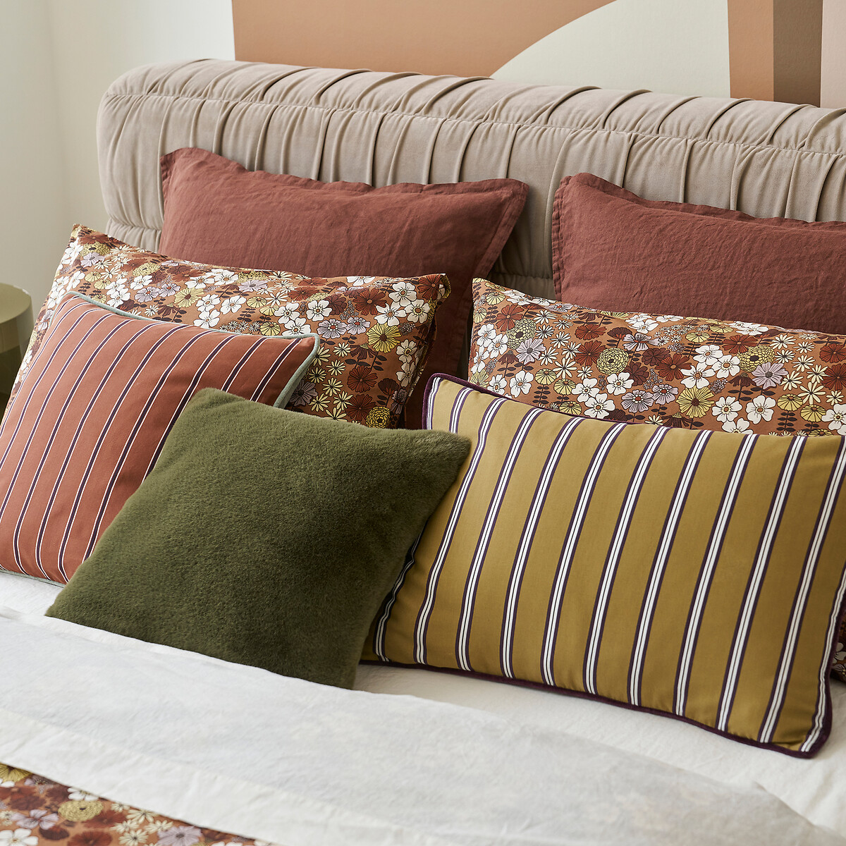 Housse de coussin duveteuse, Colton ecru, LA REDOUTE INTERIEURS