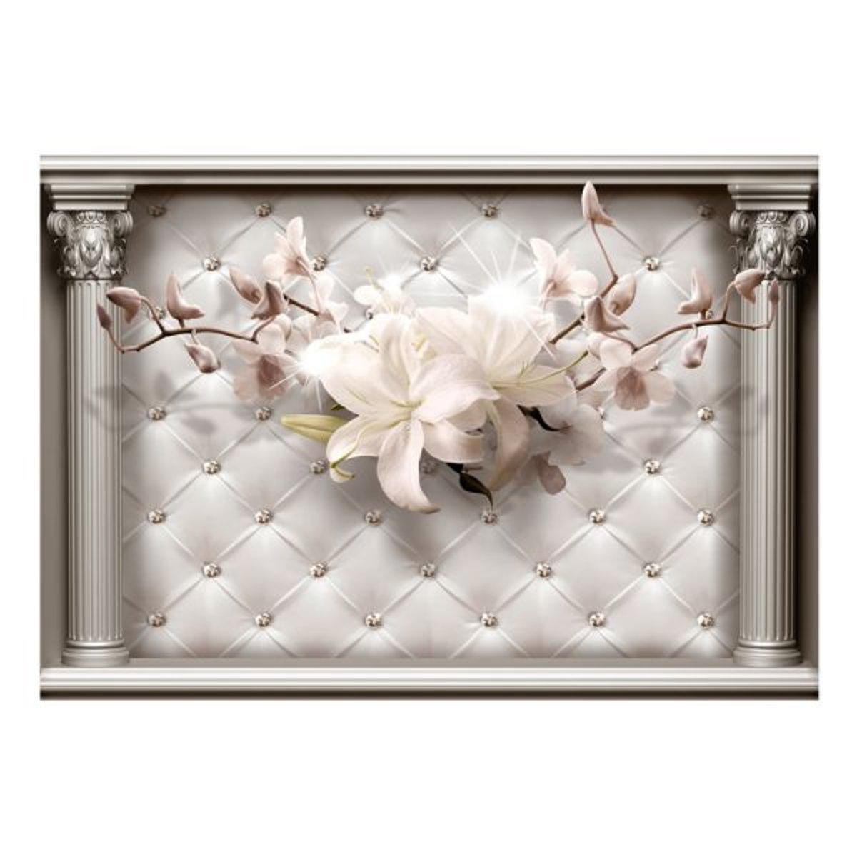 Papier peint intissé panoramique Royal Elegance beige, EDEN