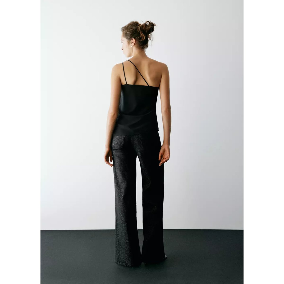 JEANS GLAM noir, MANGO TEEN