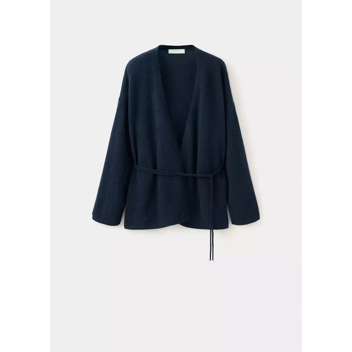 Cardigan 100 % cachemire bleu marine, MANGO