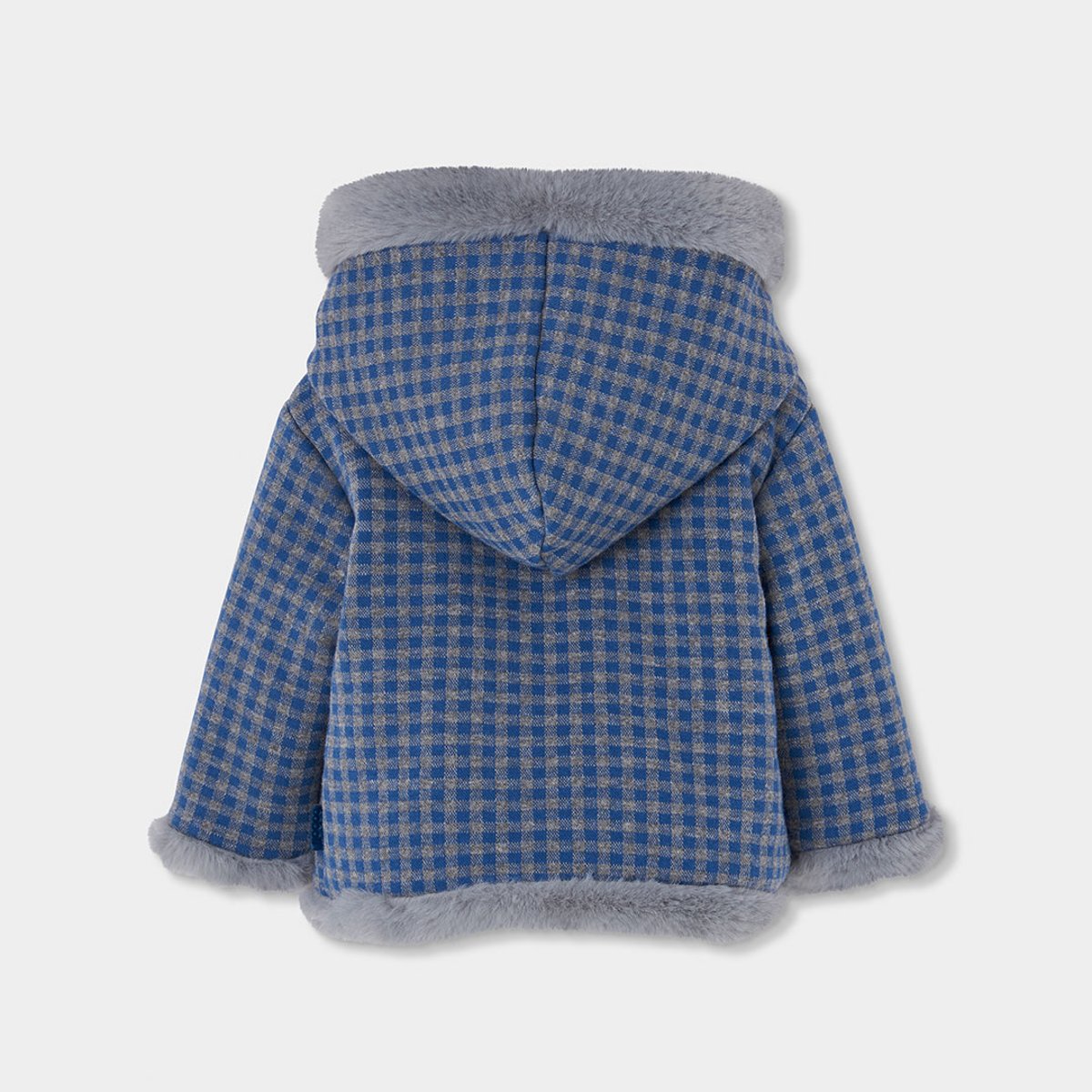 Veste bébé molleton réversible carreaux multicolore, BOBOLI