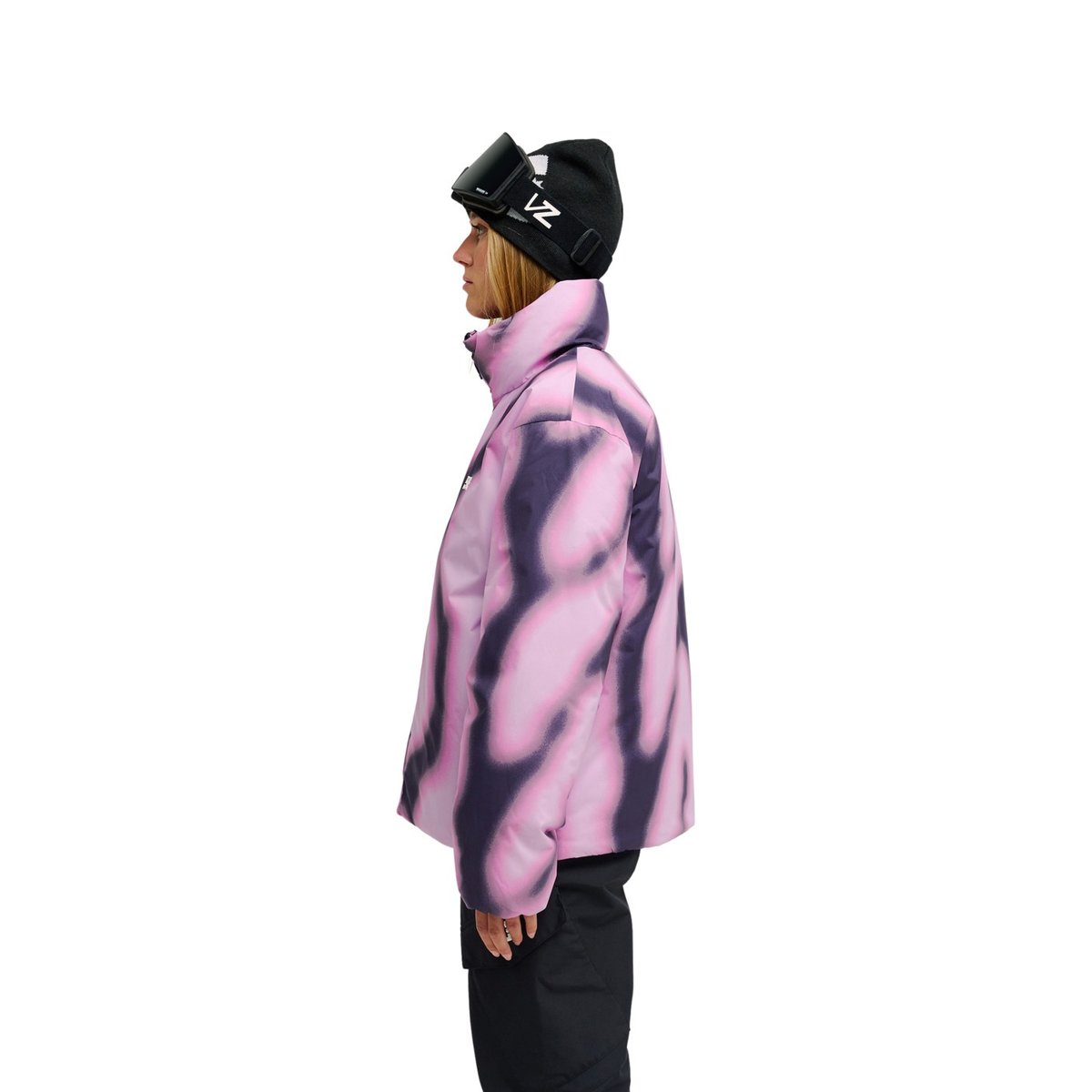 Doudoune technique courte AURA 10K. rose offscale lilac, DC SHOES