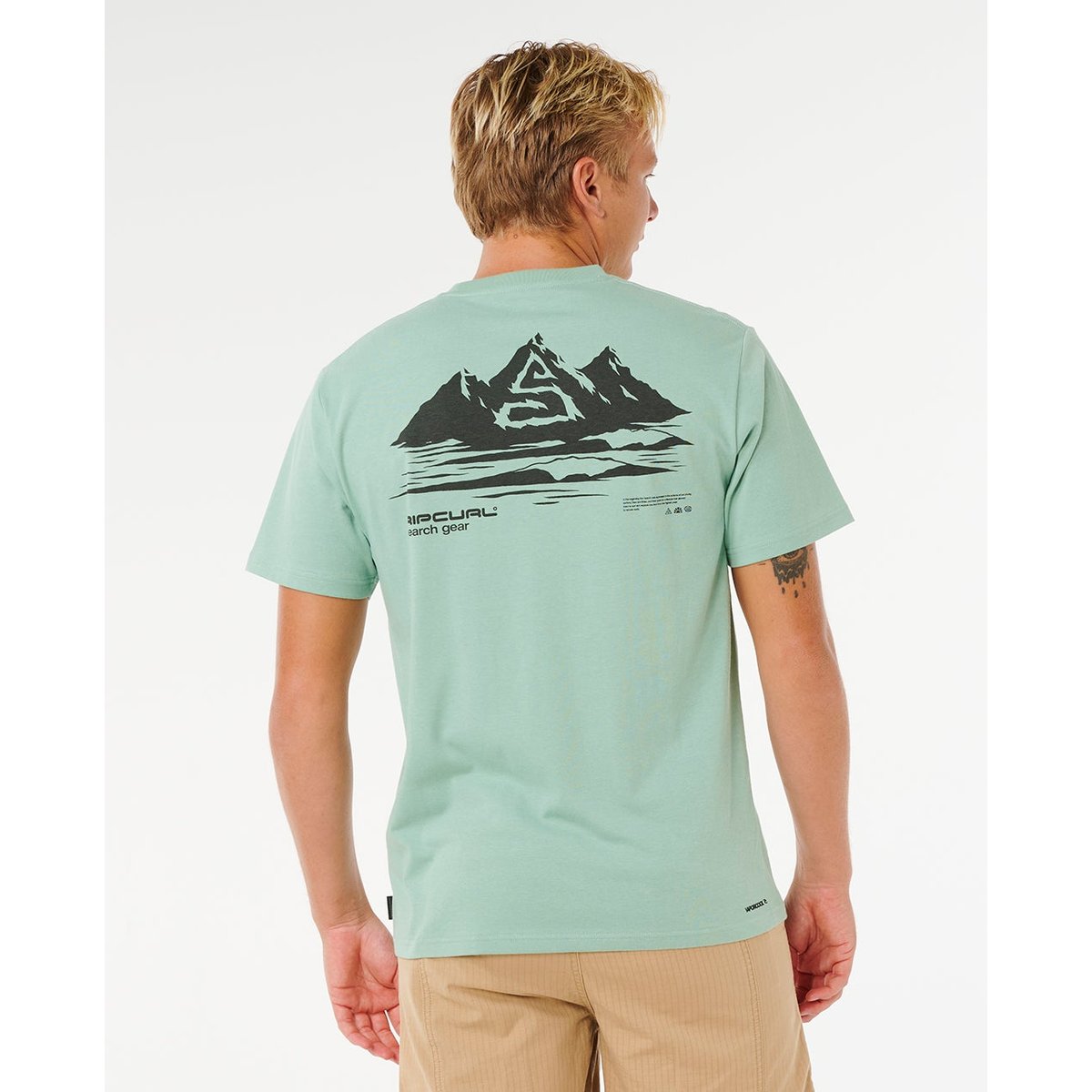 T-shirt VAPORCOOL SEARCH Peak aloe, RIP CURL