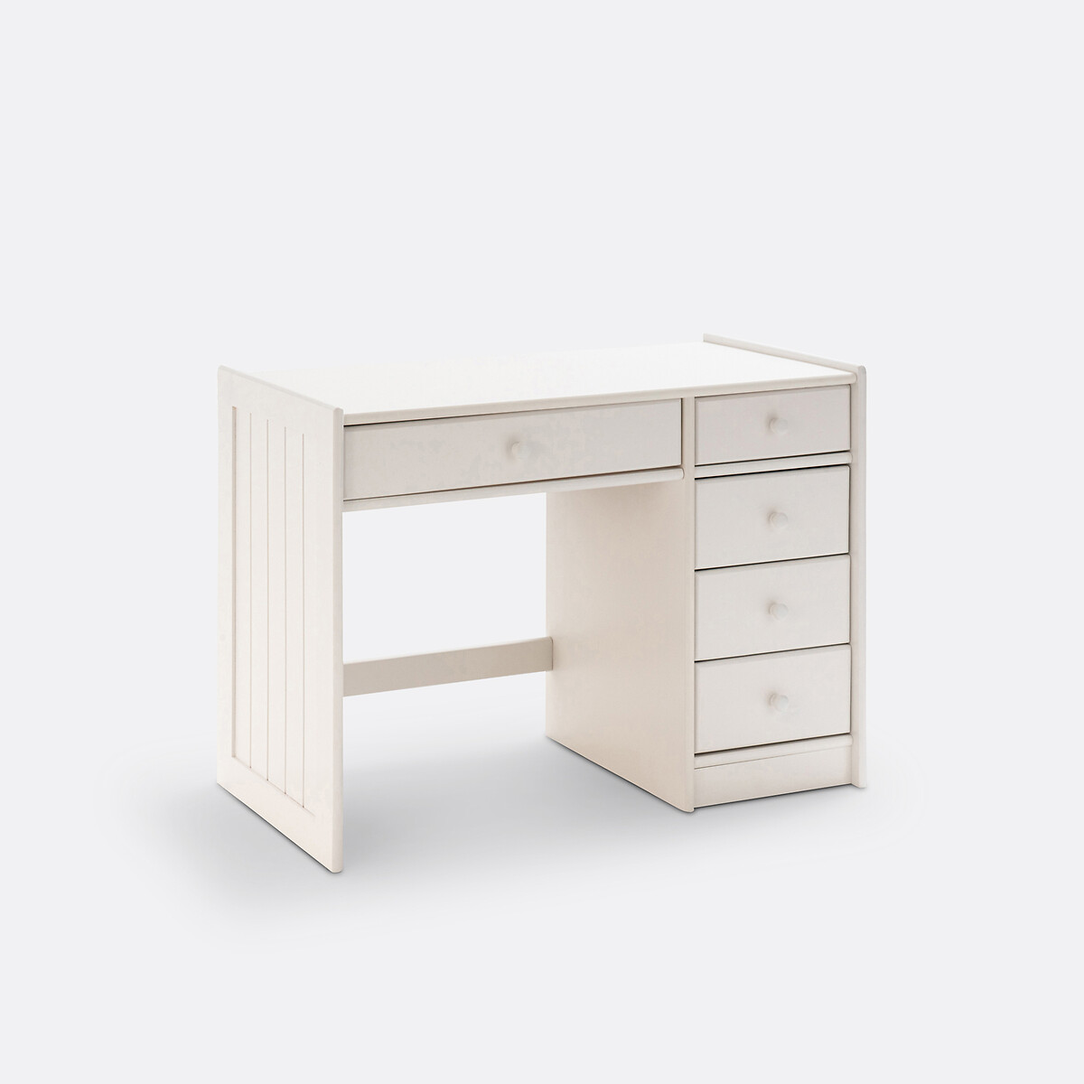 Bureau pin massif et MDF, Gaby blanc, LA REDOUTE INTERIEURS