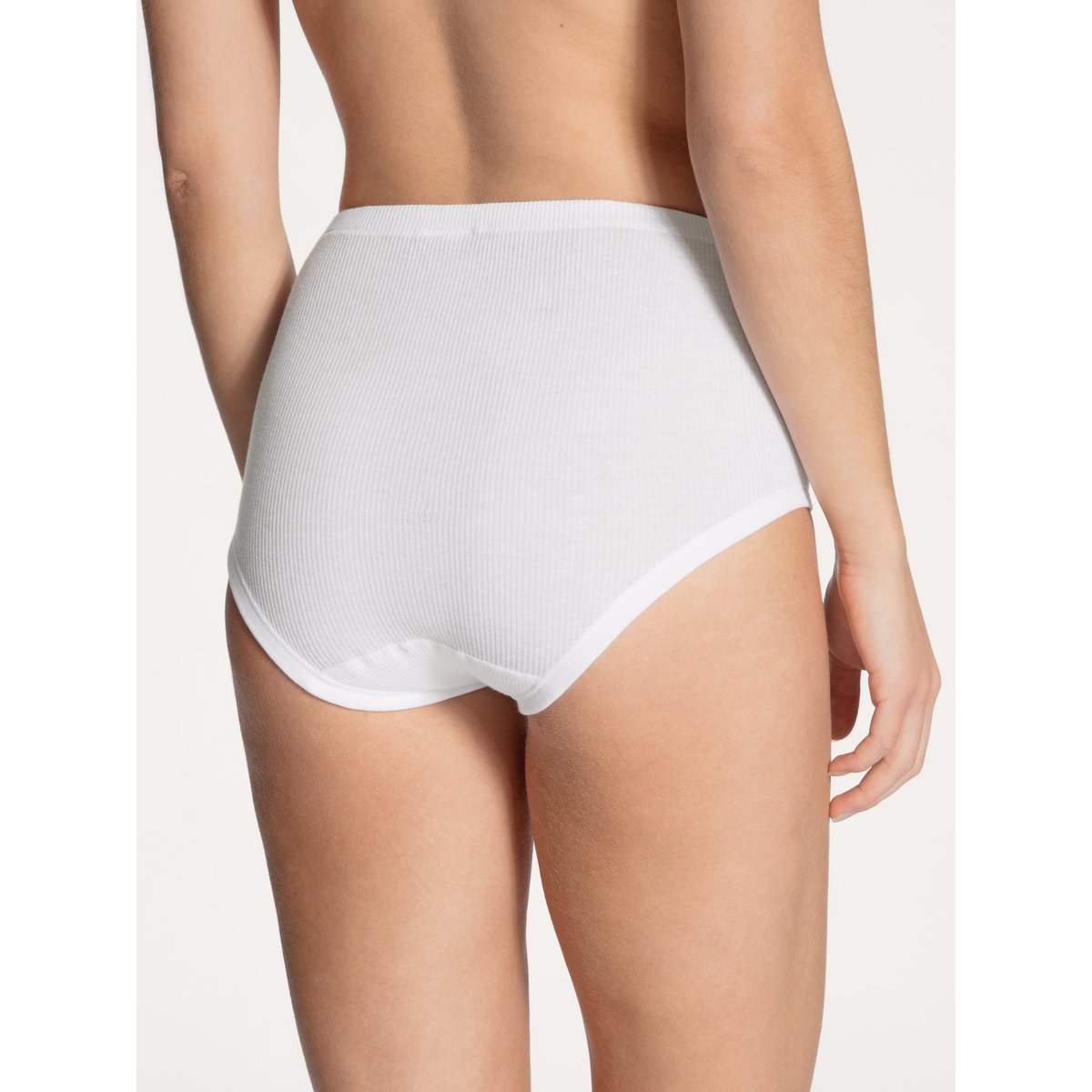 Culotte taille haute Coton ICONICS blanc, CALIDA