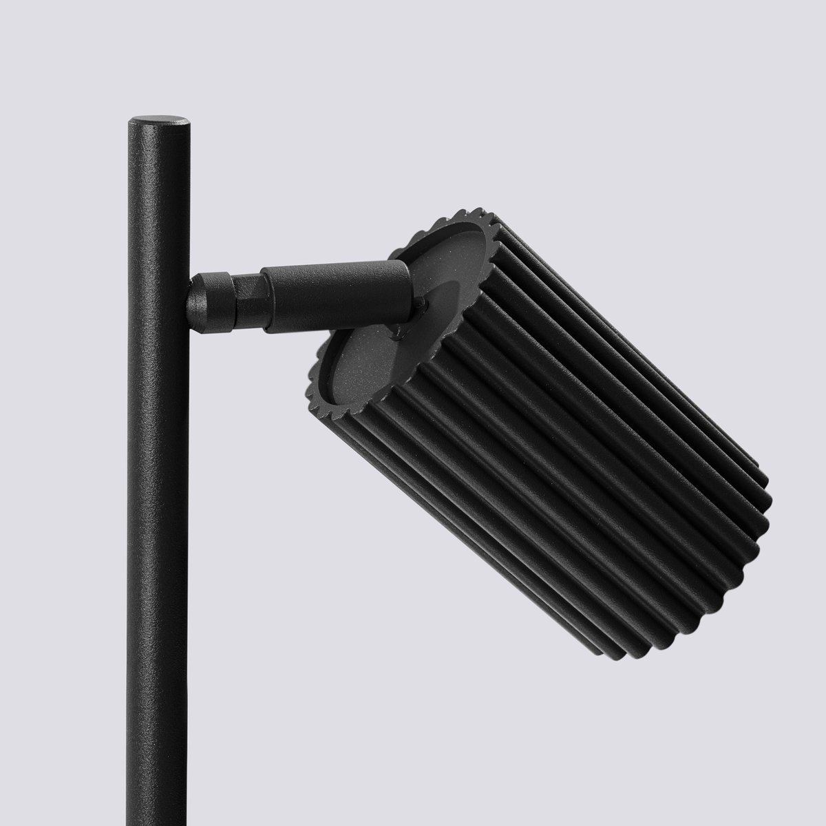 Lampe à poser Aluminium Noir GU10 1 Karbon noir, EDEN