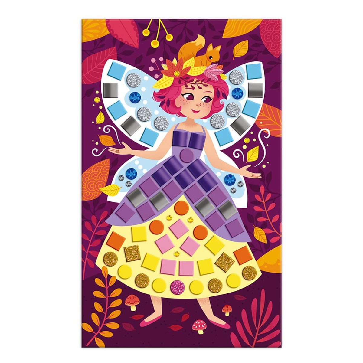 Kit Créatif - Mosaïques Princesses Et Fées bleu, JANOD