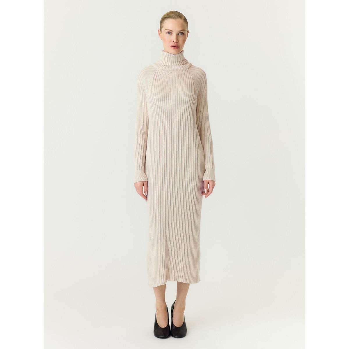 Robe En Maille birch, YAS