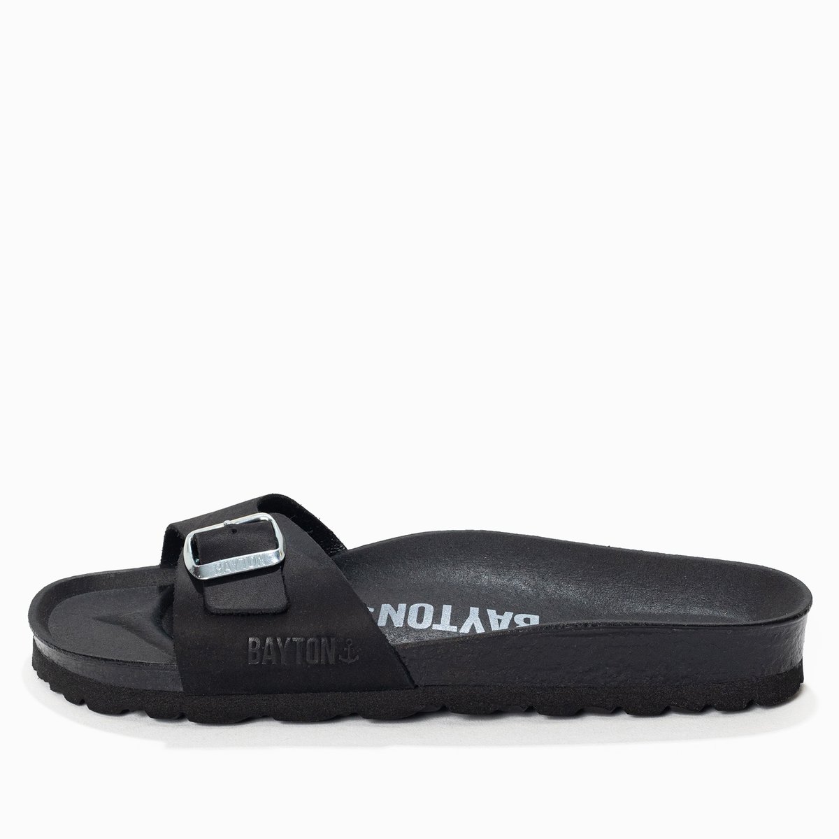 Sandales en cuir ZEPHYR noir, BAYTON
