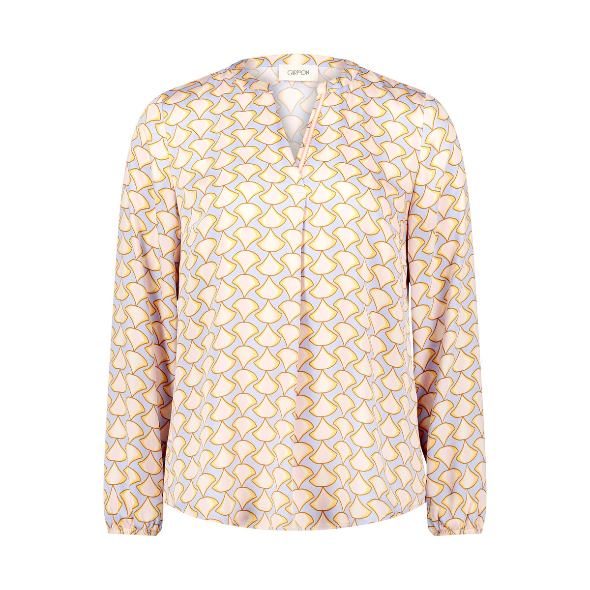 Blouse casual à motifs blue/apricot, CARTOON