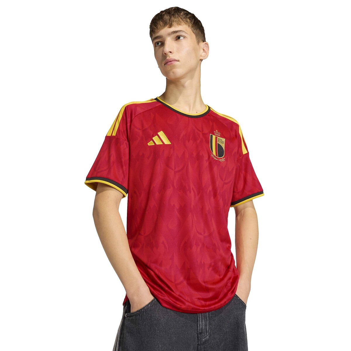 Maillot replica Home Belgique, Coupe du monde 2026 rouge, adidas Performance