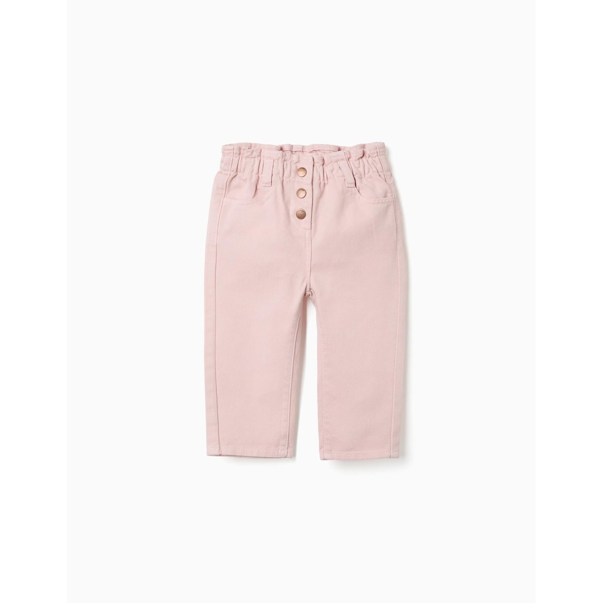 Pantalon baggy en sergé rose, ZIPPY