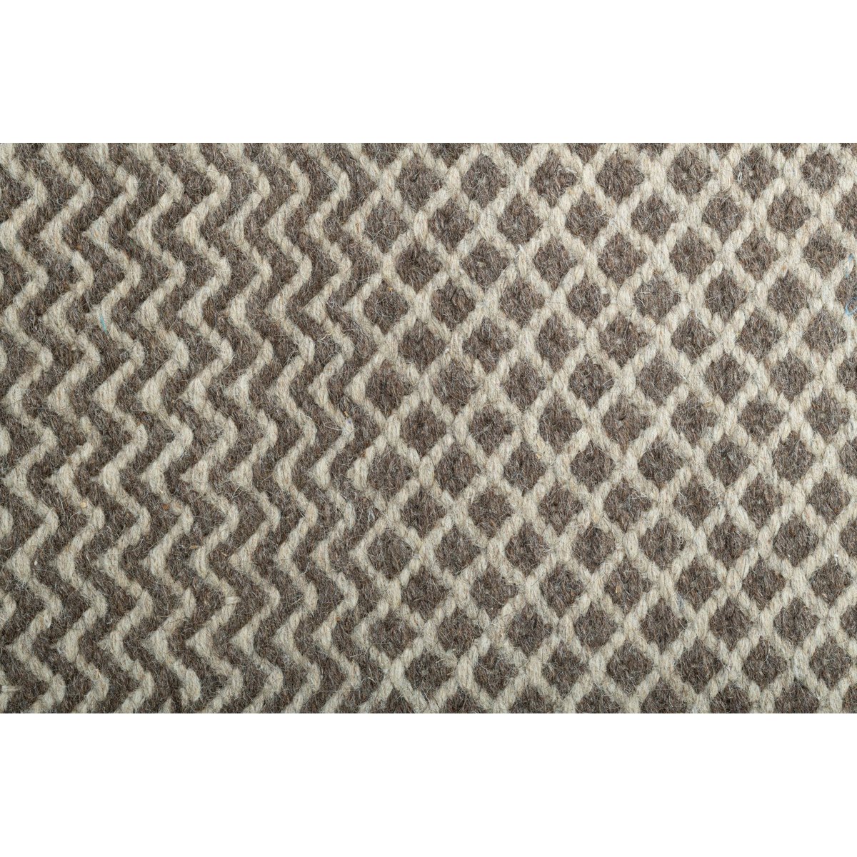 Tapis tissé main style scandinave - TRONDHEIM naturel, THEKO