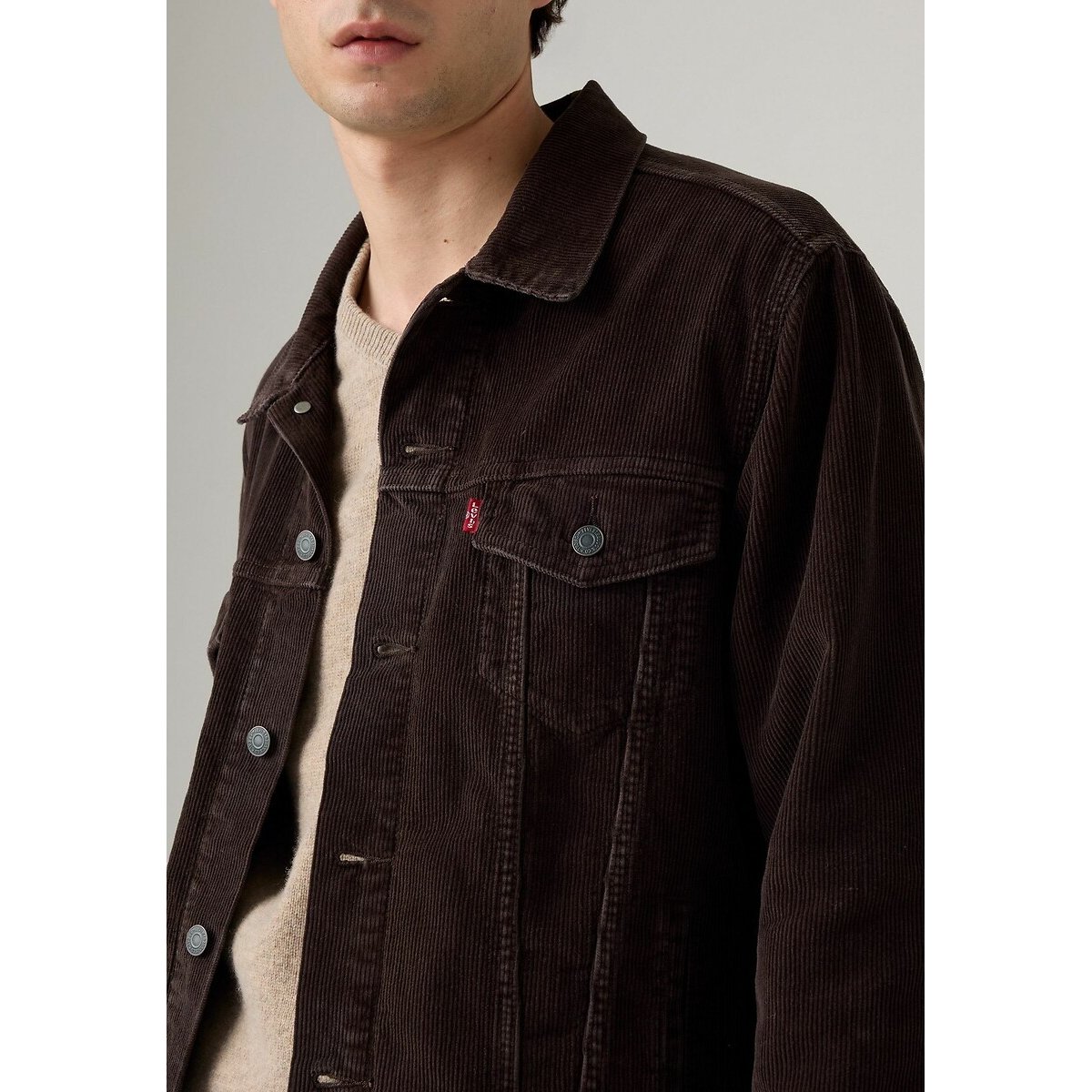 Unisex-Jeansjacke Trucker black coffee, LEVI'S