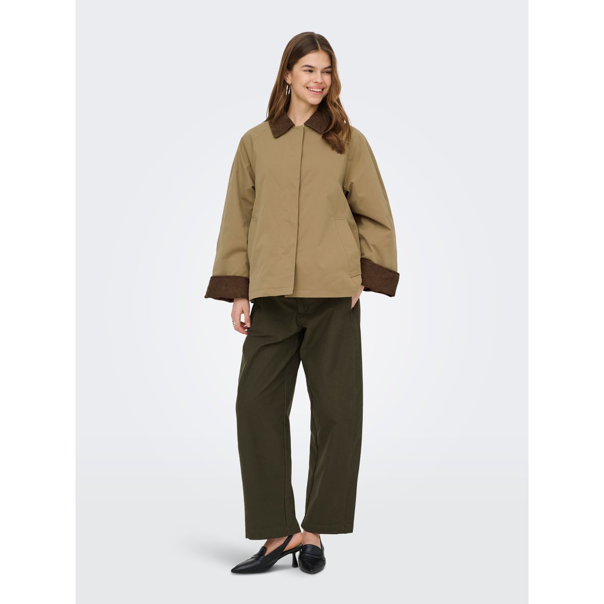 Veste En Corduroy otter, ONLY