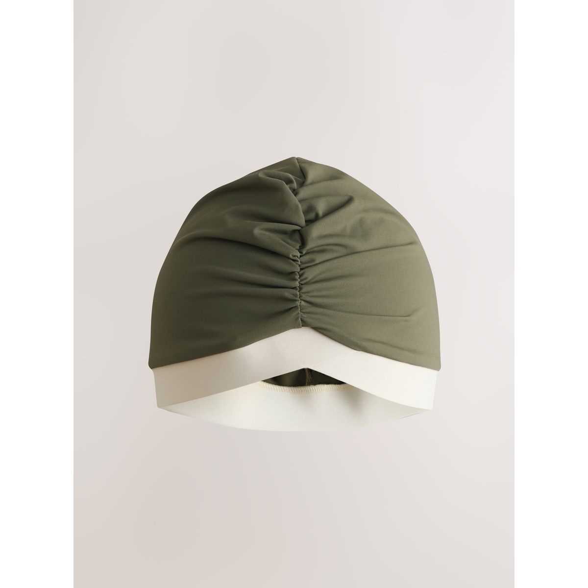 Burkini modeste, ensemble 3 pièces vert kaki/crème, NEXT