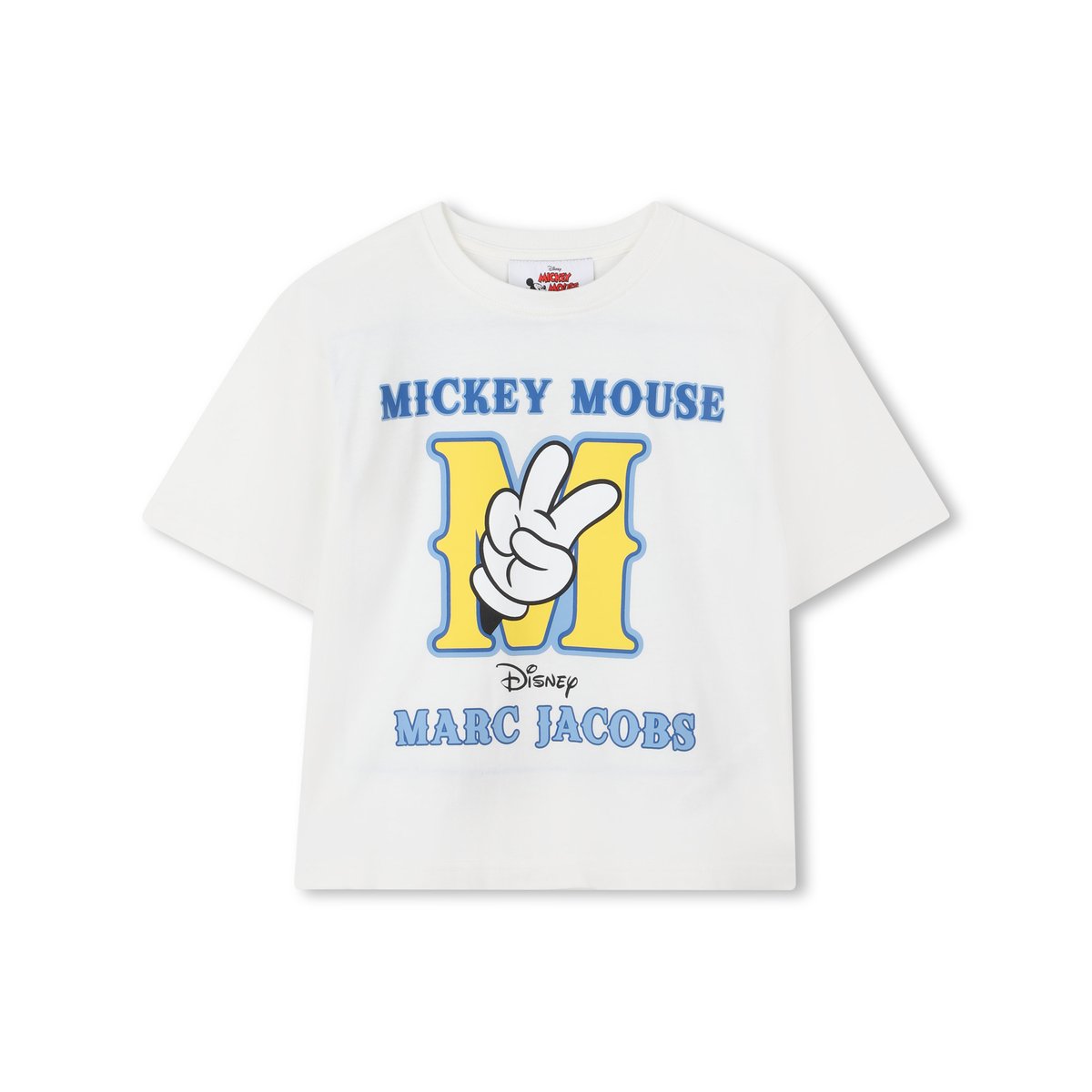 T-shirt en jersey de coton ivoire pastel, MARC JACOBS
