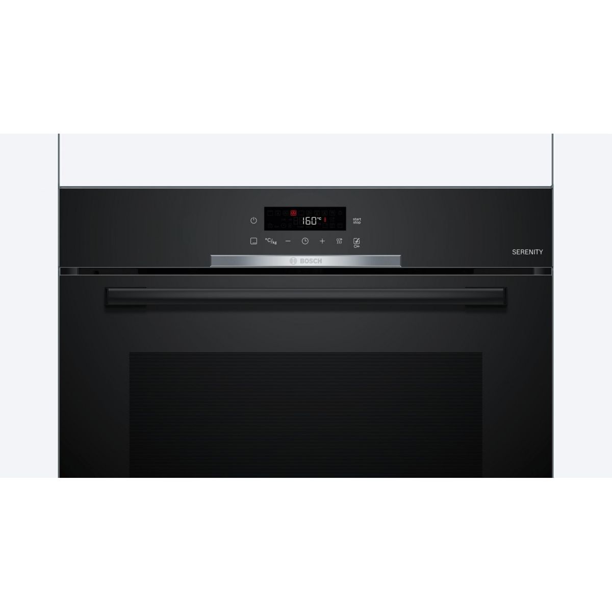 Four encastrable HBA372BB4 - Chaleur pulsée - Hydrolyse - Pyrolyse - Porte froide - Mode Friture Sans Huile Air Fry couleur unique, BOSCH