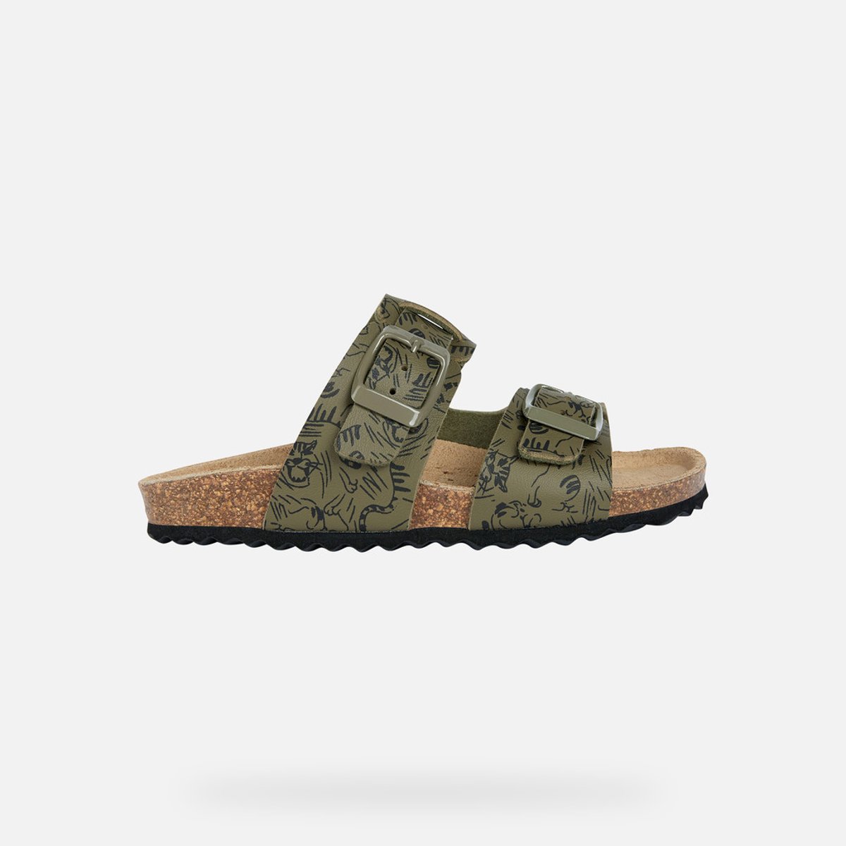 Mules J GHITA vert militaire, GEOX