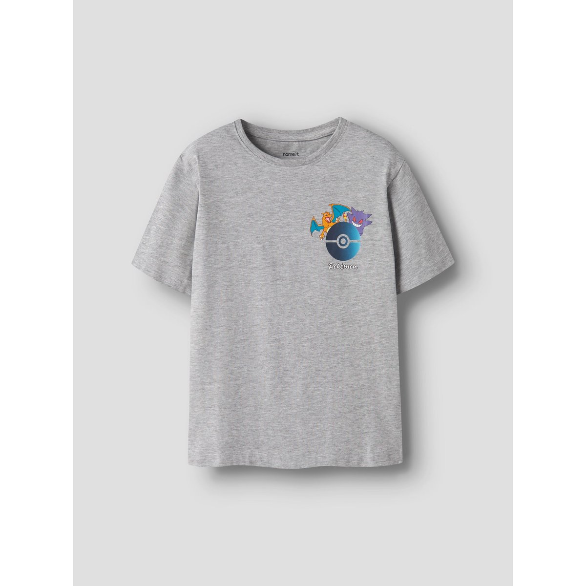 T-Shirt grey melange, NAME IT