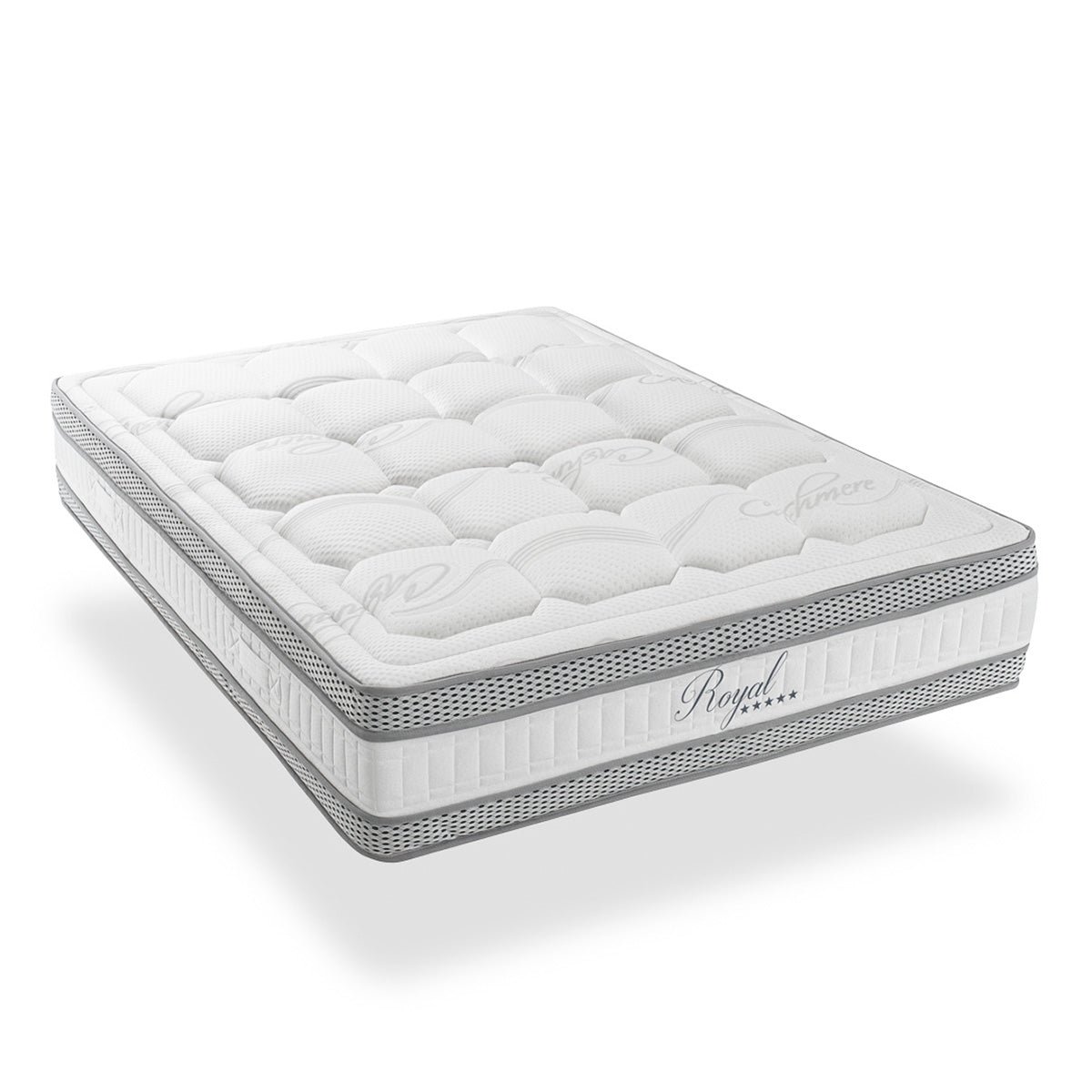 Matelas Mémoire de forme 24 cm ROYAL 5* - HYPSOM blanc, BELLECOUR