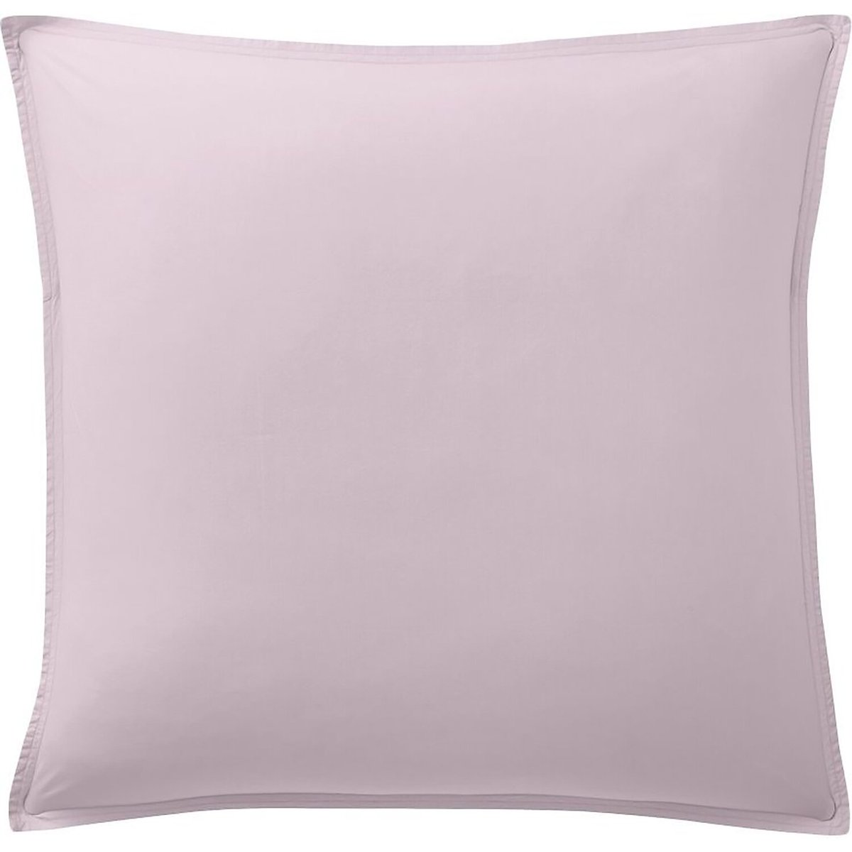 Taie d'oreiller en percale de coton unie, ELEGANCE mauve, BATON ROUGE