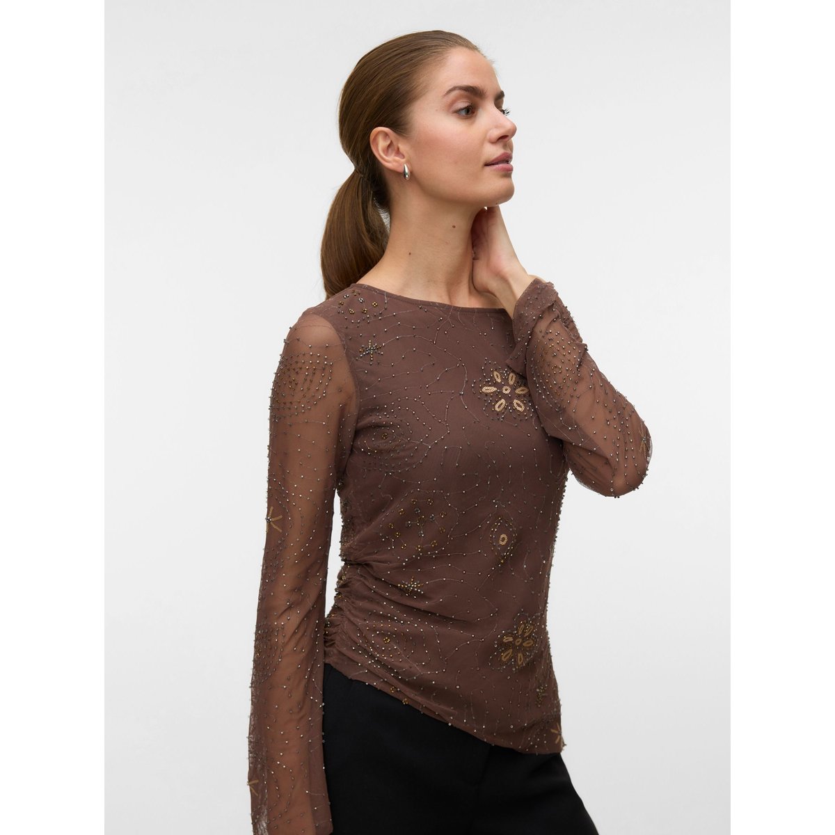 Blouse peppercorn, VERO MODA