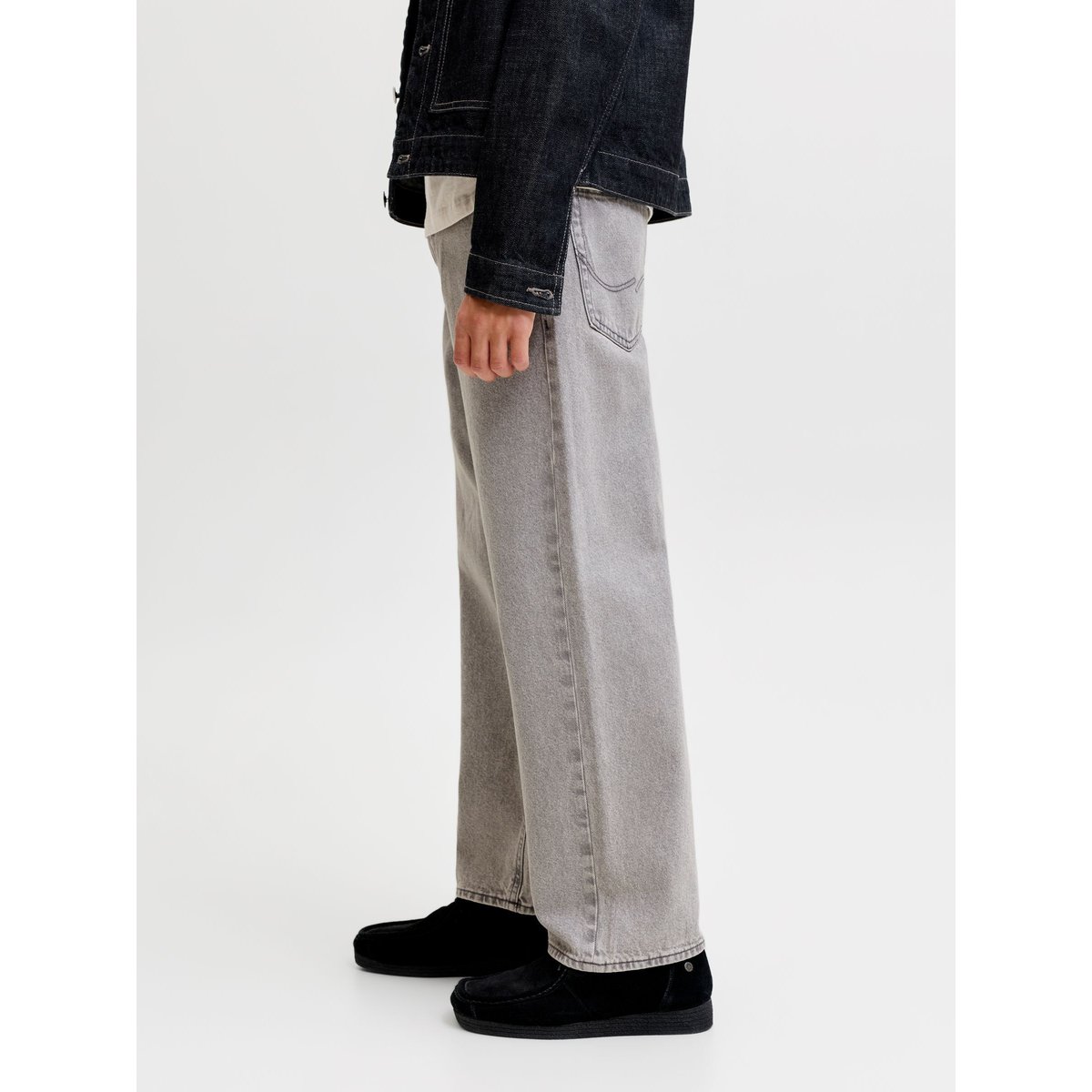 Jean Baggy Fit grey denim, JACK & JONES JUNIOR