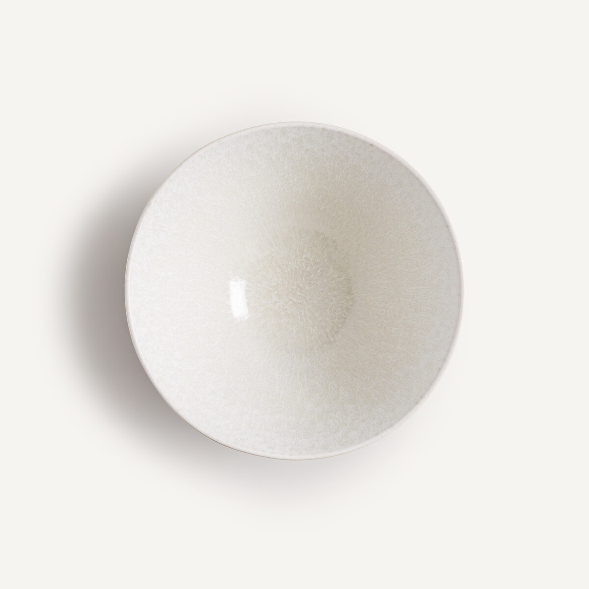 Lot de 4 assiettes à pâtes en grès émaillé, KANSO blanc, AM.PM