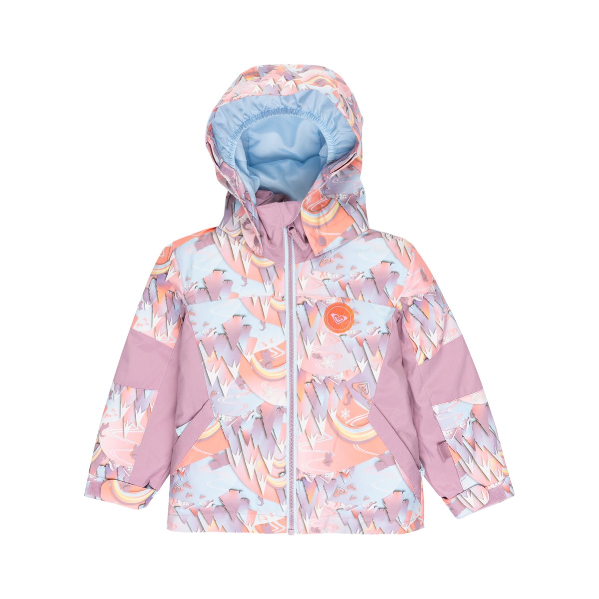 Veste de snow technique SNOWY TALE. orange coral chic papercut, ROXY