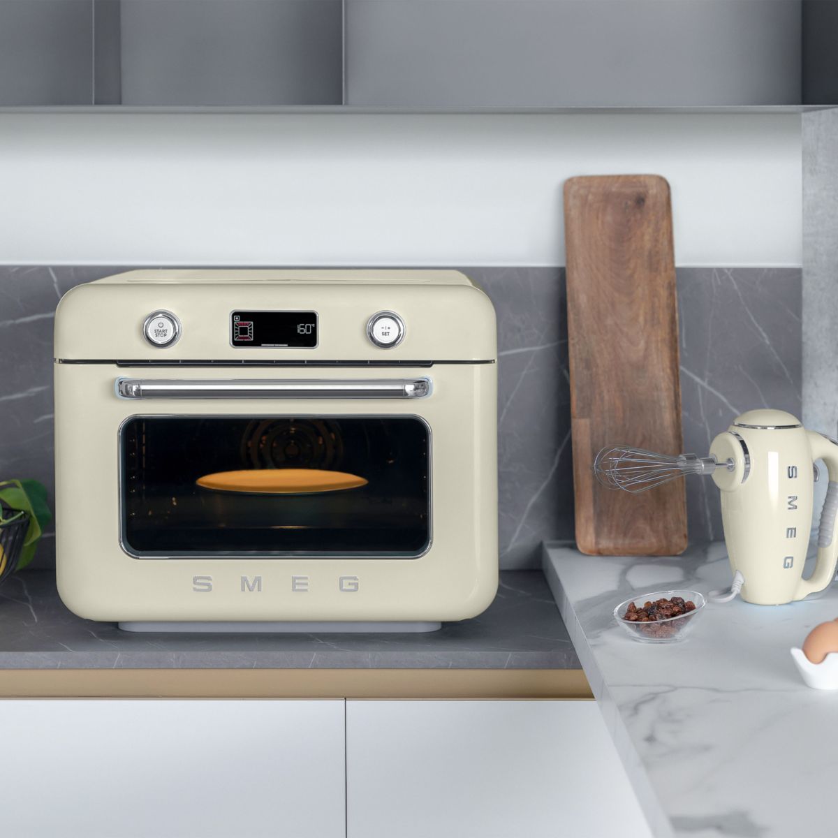 Mini four COF01CREU couleur unique, SMEG