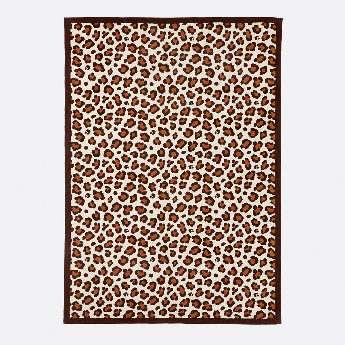 Tapis motif léopard, Nimia marron/écru, LA REDOUTE INTERIEURS