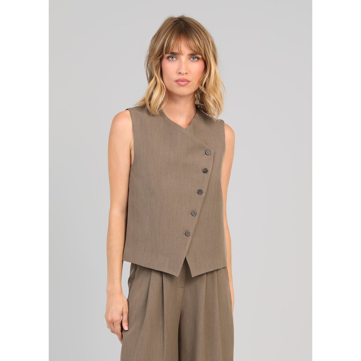 Veste ZEFIA taupe, AN'GE