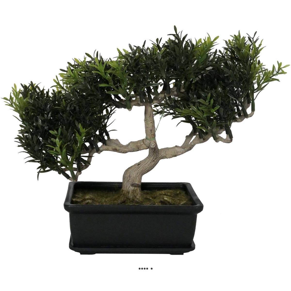Bonsai artificiel Arbre a The H 23 cm v002239, ARTIFICIELLES