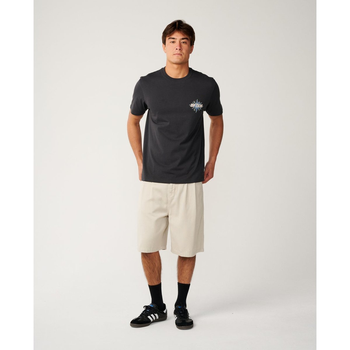 T-shirt relax Disorder BURST washed black, RIP CURL
