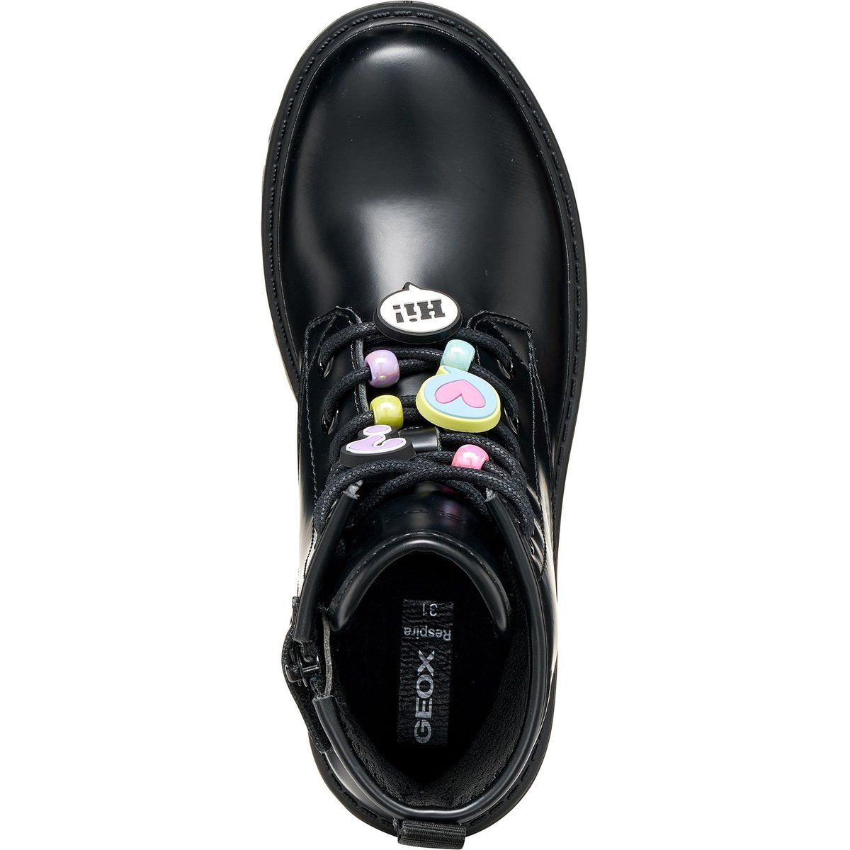 Bottines J CASEY noir/multicolore, GEOX