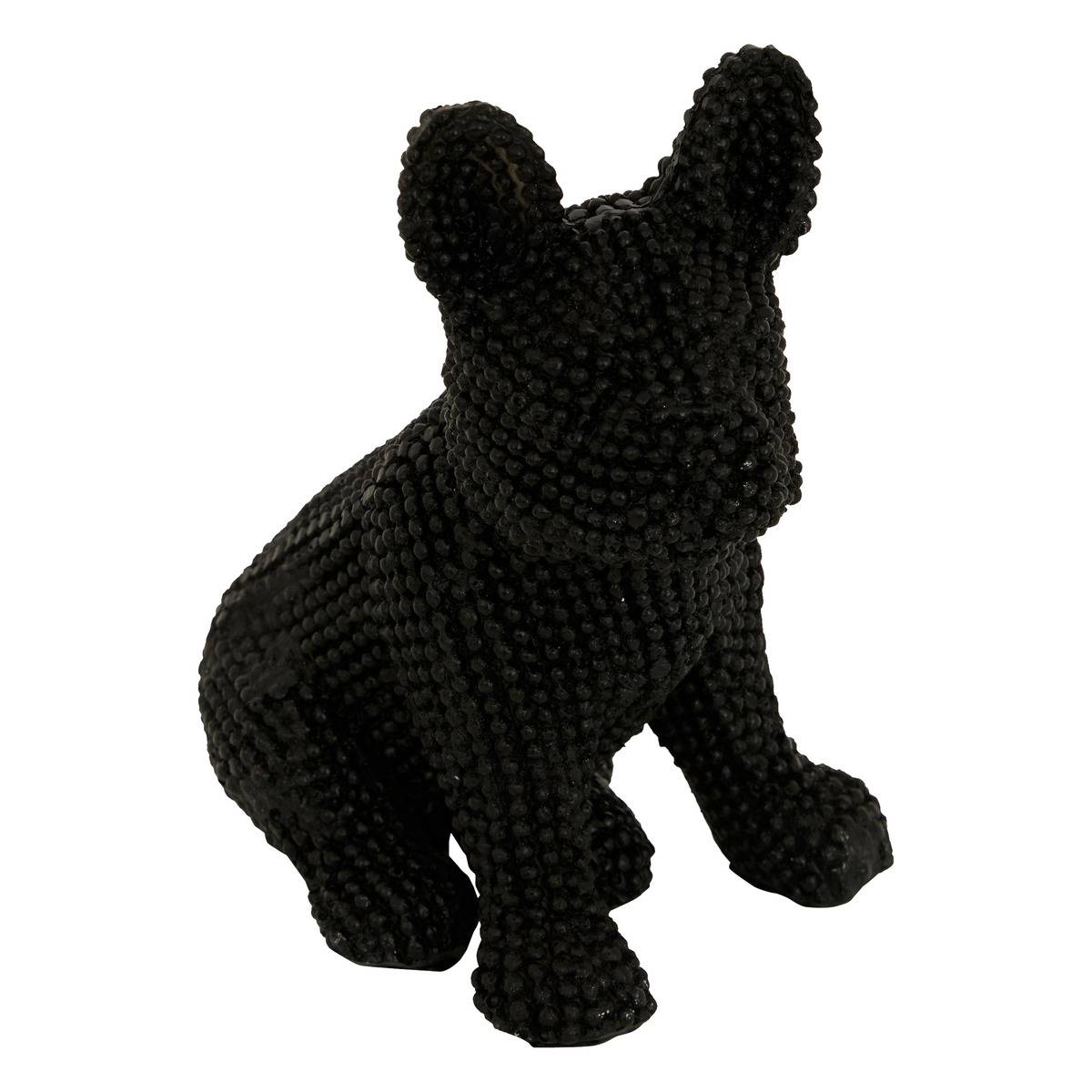 Statuette chien Eden 8,5x6,1cm noir, ATMOSPHERA