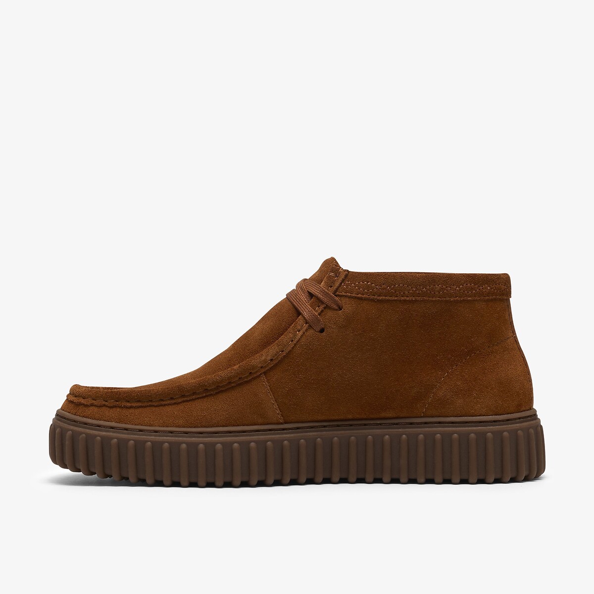 Torhill Hi suede ankle boots cinnamon, CLARKS