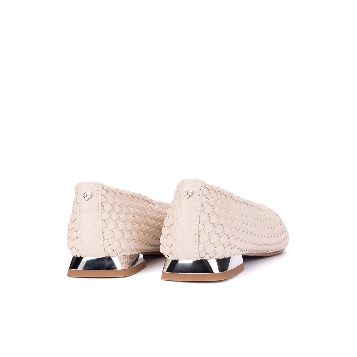 Ballerines cuir Vescia off white, MARTINELLI
