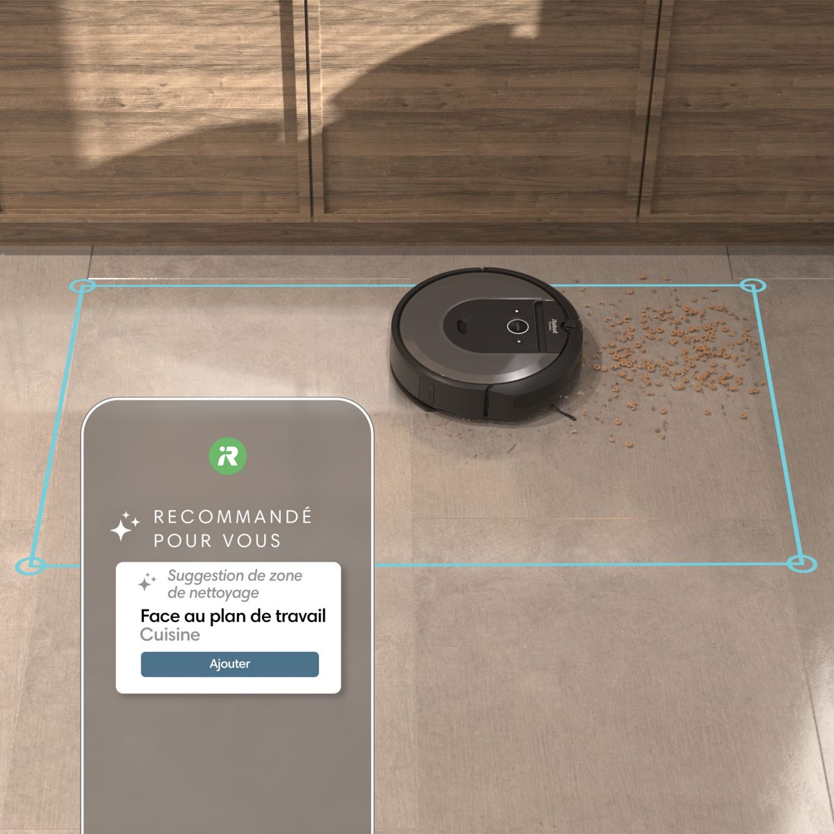 Robot Aspirateur Laveur Roomba Combo i8+ i8578 couleur unique, I ROBOT