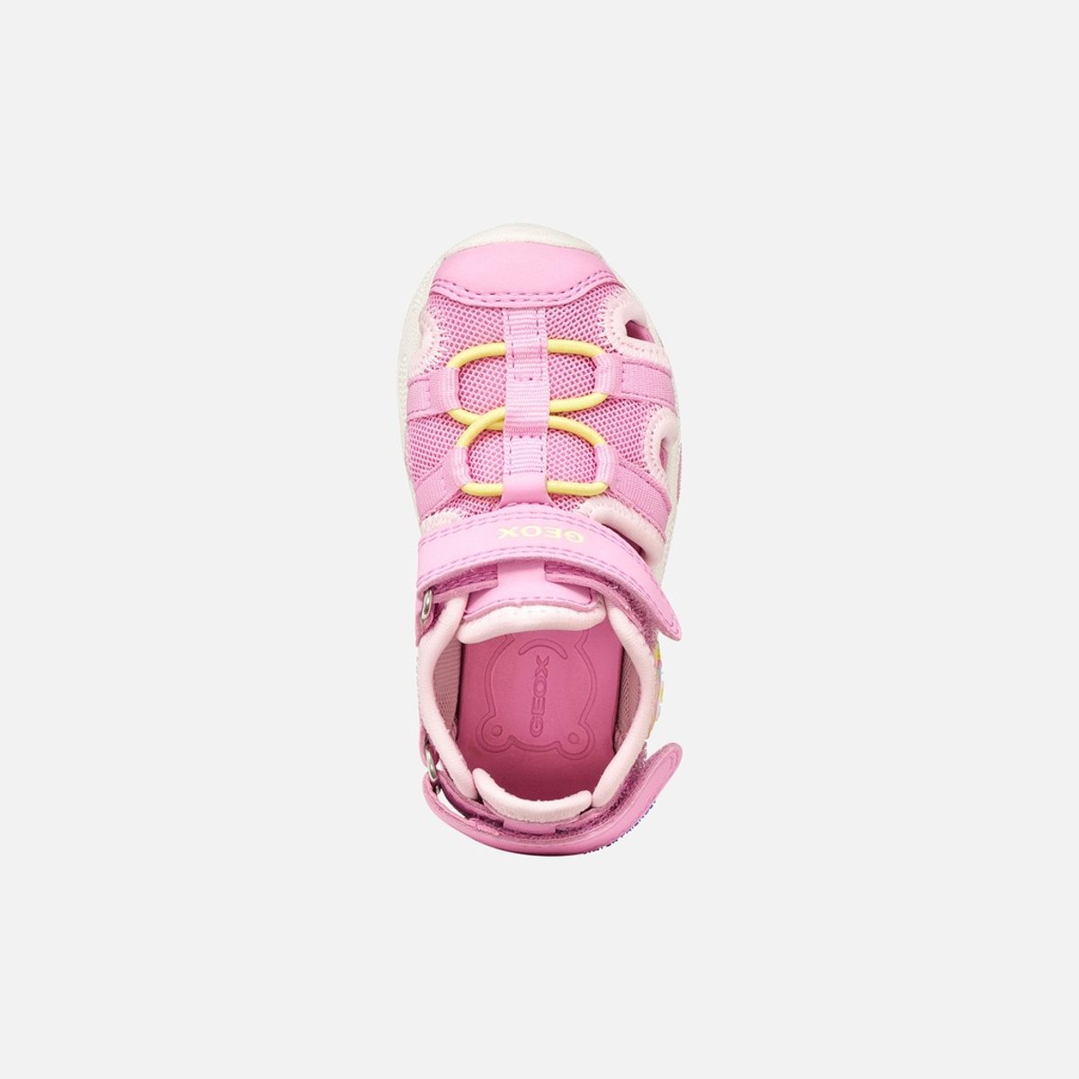 Sandales B SANDAL MULTY rose foncé/jaune clair, GEOX