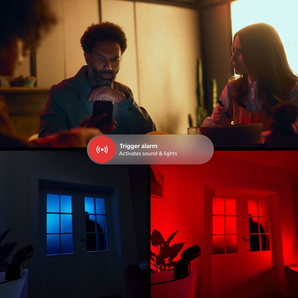 Détecteur d'ouverture SECURE pack de 2 - Noir couleur unique, PHILIPS HUE