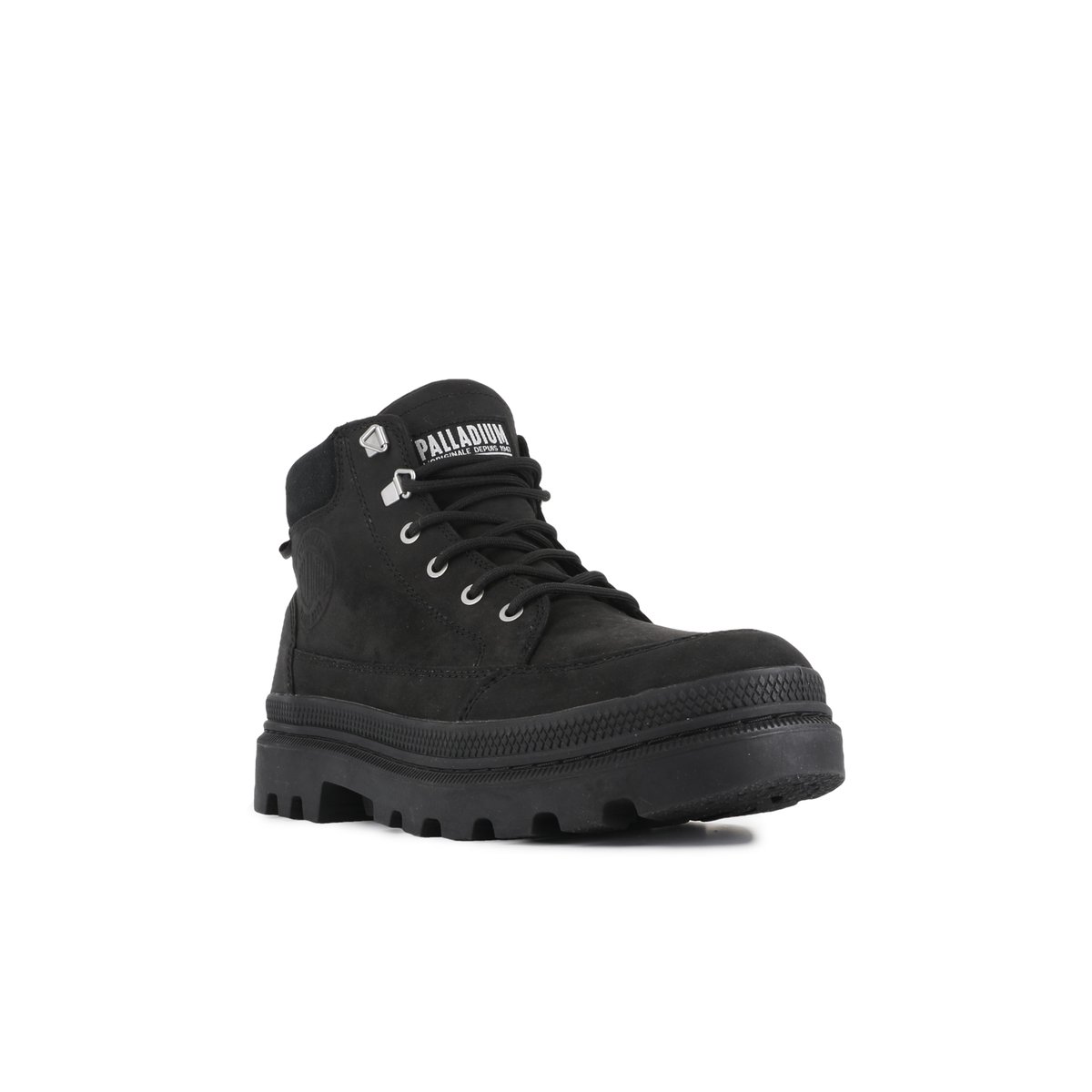 Boots en cuir TROOPERCUFF WP+ black, PALLADIUM