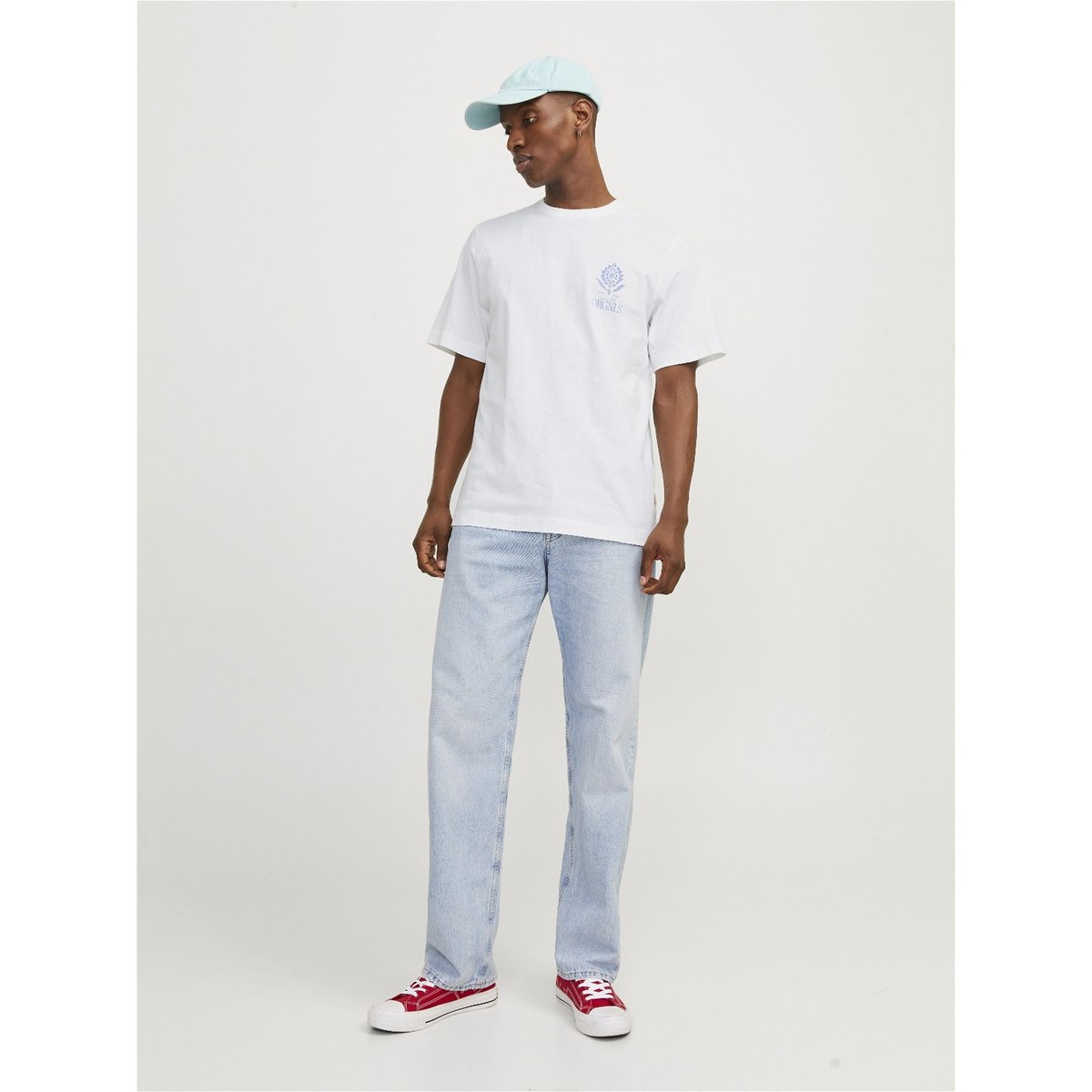 T-Shirt bright white, JACK & JONES